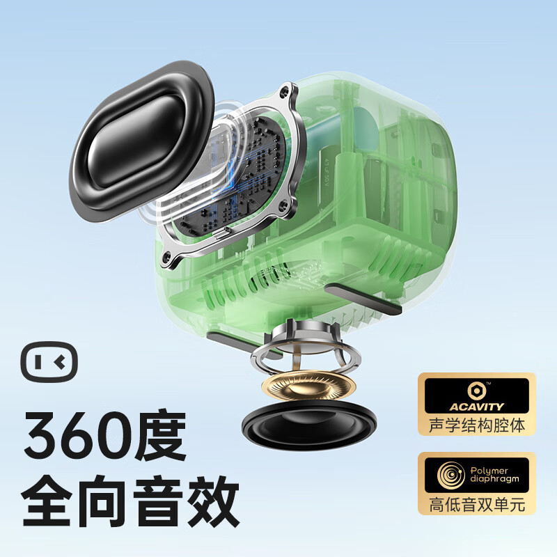 小度(Xiao Du)蓝牙智能音箱灵动版 红色(单位:件)高清大图