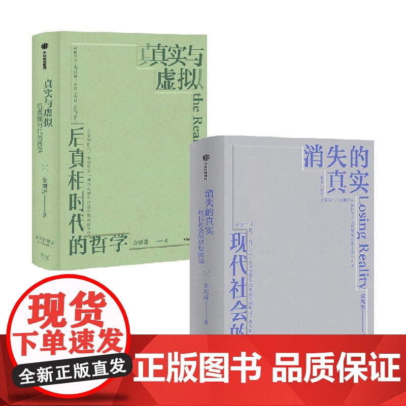 真实与虚拟+消失的真实(套装2册) 金观涛著高清大图