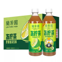 兰芳园0蔗糖港式冻柠茶500ml*15瓶整箱低糖金典柠檬味茶饮料