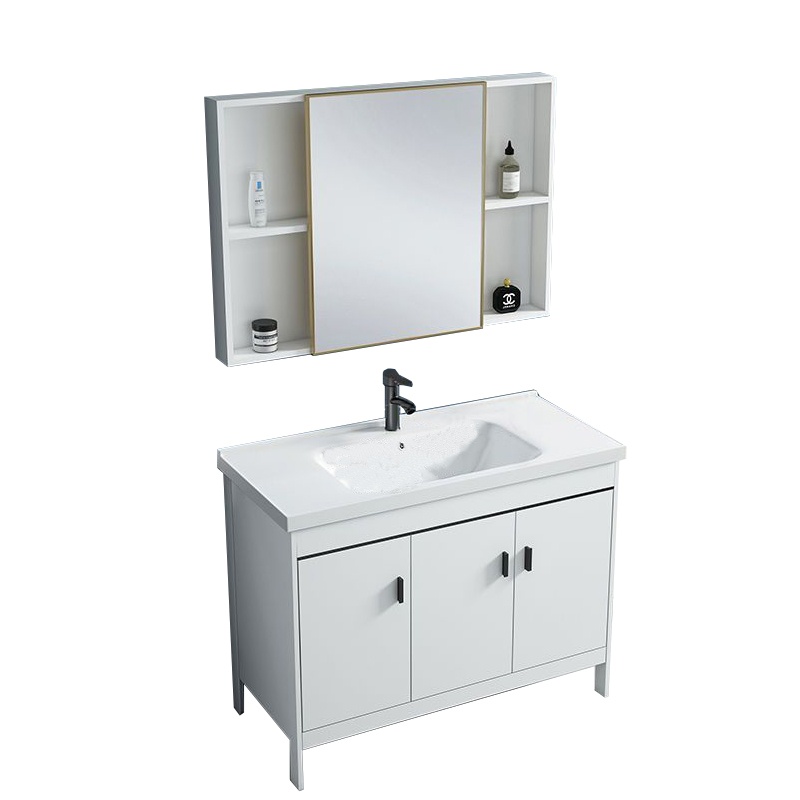 悦兴诚 洗脸台 洗衣台+镜柜101*48*81cm