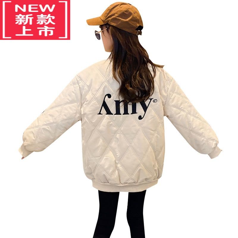 可莉允女童轻薄棉服秋冬款22新款儿童初冬外套棒球服女大童短款棉衣潮图片