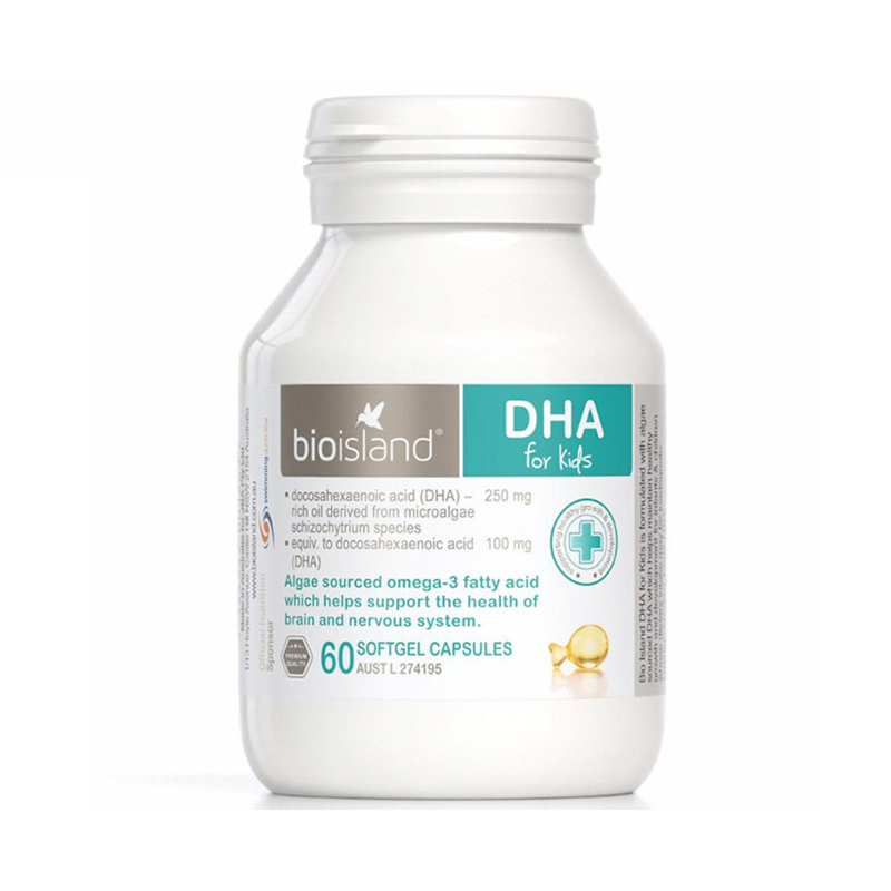 Bio Island孕妇DHA60粒+婴幼儿海藻油DHA60粒+乳钙90粒