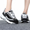 斯凯奇(Skechers)女鞋 2023秋季新款时尚厚底户外老爹鞋熊猫鞋潮流休闲运动鞋 12241-BKW/37码以上建