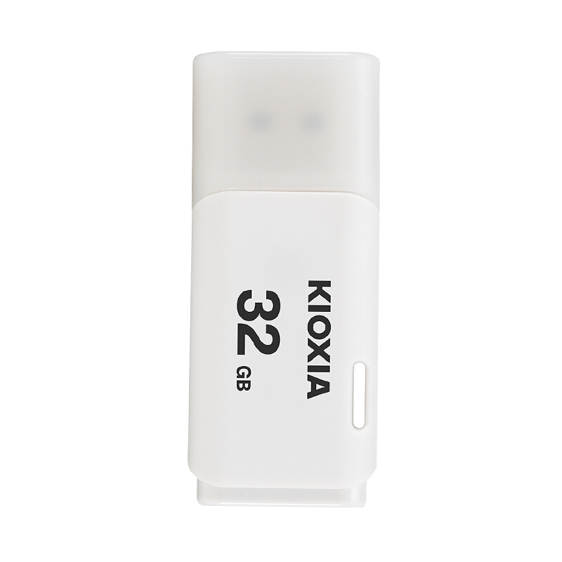 铠侠（Kioxia）32GB U盘 U202 隼闪系列（原东芝优盘） 白色 防尘拔盖设计 高速商务学生汽车载电脑两用优盘