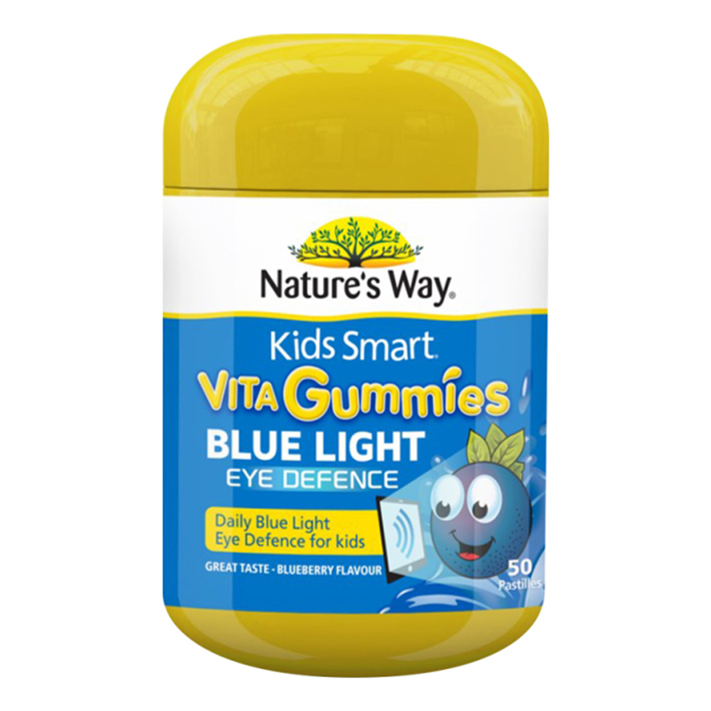 佳思敏(Nature’s Way)叶黄素蓝光护眼软糖50粒/瓶装 适合4岁以上宝宝香港保税随机发