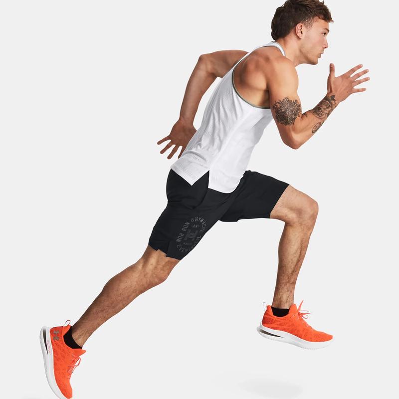 Under Armour透气速干运动男裤户外跑步训练压缩内衬短裤高清大图