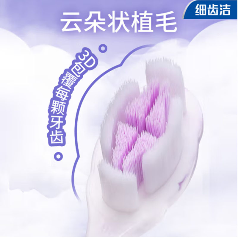 狮王(Lion)细齿洁 高密深洁抗菌软毛小头牙刷 2支装高清大图