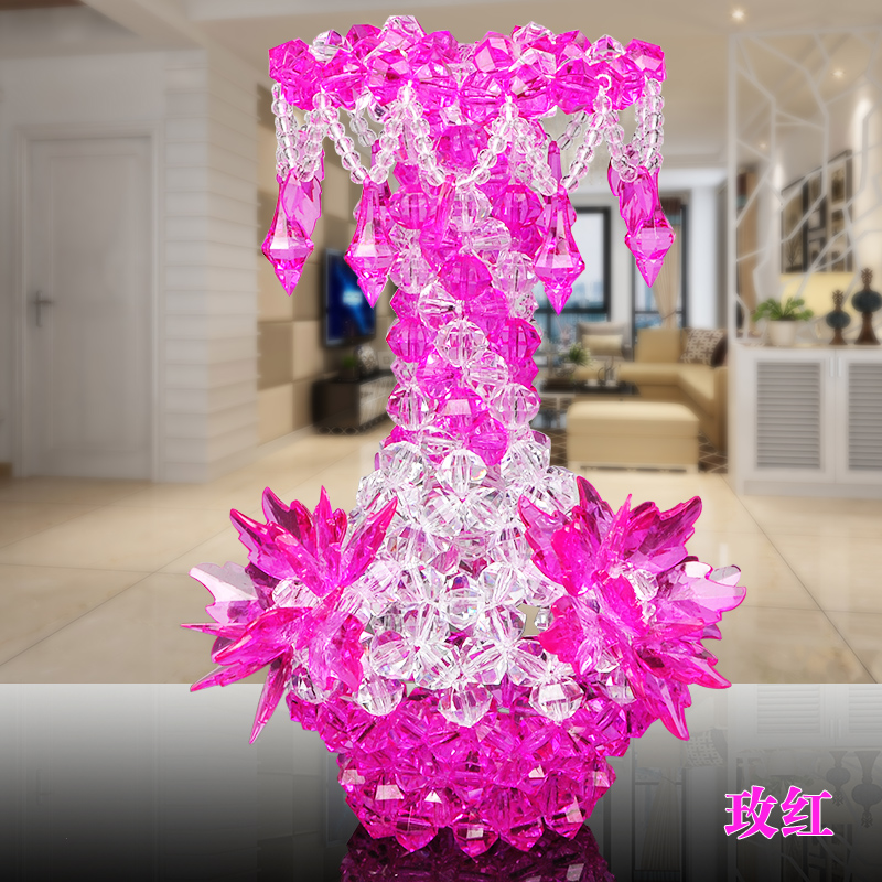 Diy手工串珠花瓶材料包吊坠ciaa六角饰品摆件亚克力客厅散珠编织吊坠花瓶 玫红 材料包图片 高清实拍大图 苏宁易购 Diy手工串珠花瓶材料包吊坠ciaa六角饰品摆件亚克力客厅散珠编织吊坠花瓶 玫红 材料包图片 高清实拍大图 苏宁易购