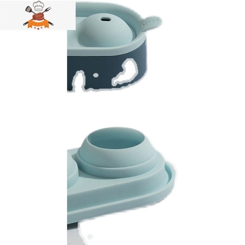 冰块模具家用带盖自制辅食器冰格冰箱速冻冰块盒可爱球型制冰盒 敬平 迷你冰格-三件套图片