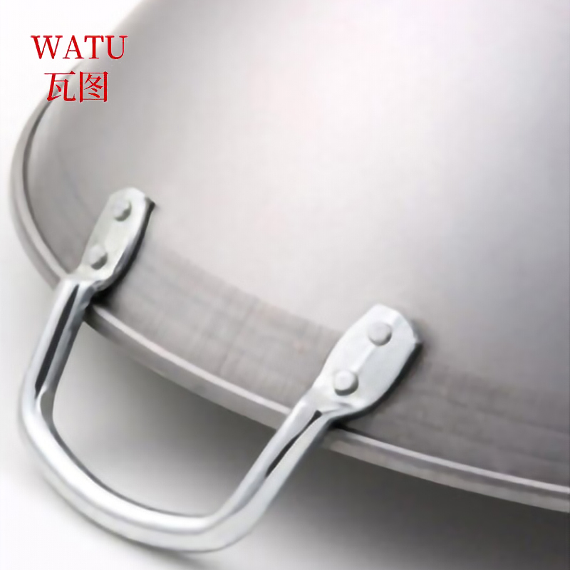 瓦图 炒锅 食堂大炒锅 双耳可抛炒菜锅 铁锅 直径85cm 1个装高清大图