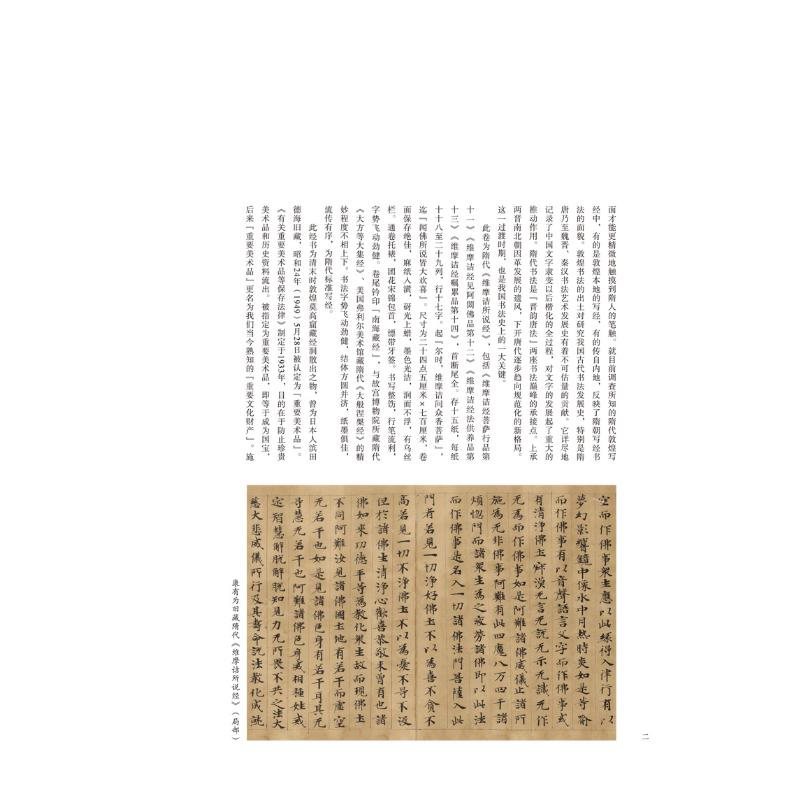 醉染图书康有为旧藏隋代《维摩诘所说经》9787540152642高清大图