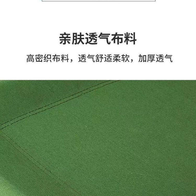 晋舰折叠行军床单人便携式铝合金户战作战两折军绿床1900*630*430高清大图
