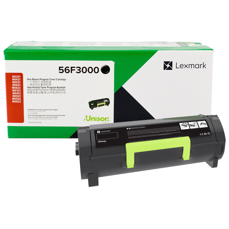 利盟(Lexmark)56F3000原装碳粉(适用MS/MX321 MS/MX421 MS/MX521 机型)高清大图
