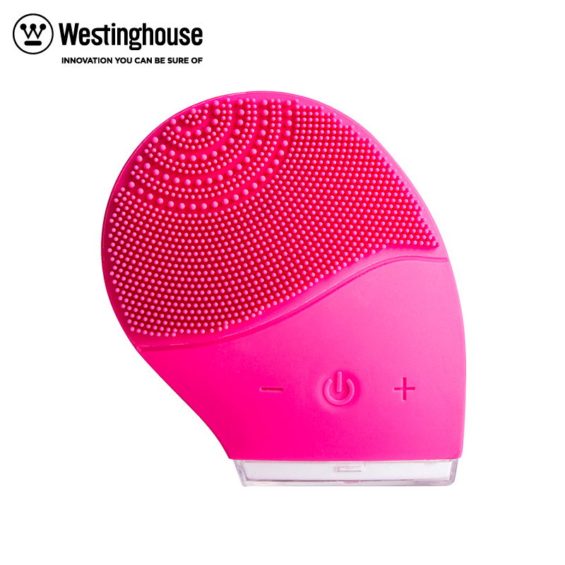 西屋(WESTINGHOUSE)电子美容仪J1 洁面仪洗脸仪亲肤硅胶声波震动深层清洁