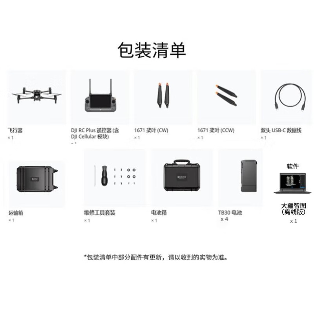 DJI 经纬M30T 热成像无人机 红外传感 救援巡检 小型旗舰机 [共包含4块电池+旗舰版保险+智图离线版]高清大图