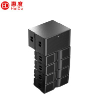 ‪惠度（HuiDu）专业双八/双十大功率线阵音箱会议多功能厅宴会厅户外大型舞台演出线阵音箱设备1+4