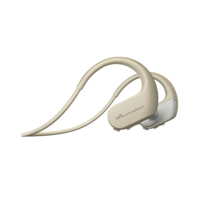 索尼(SONY)NW-WS414防水游泳跑步运动mp3音乐播放器一体耳机 8G 乳白色