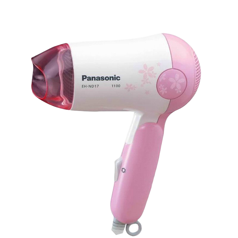 松下（Panasonic） 电吹风EH-ND17 吹风机家用宿舍冷热吹风筒 可折叠便携 粉EH-ND17-P