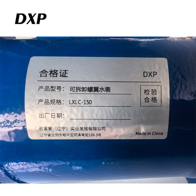 DXP 可拆卸螺翼水表 LXLC-150 块高清大图