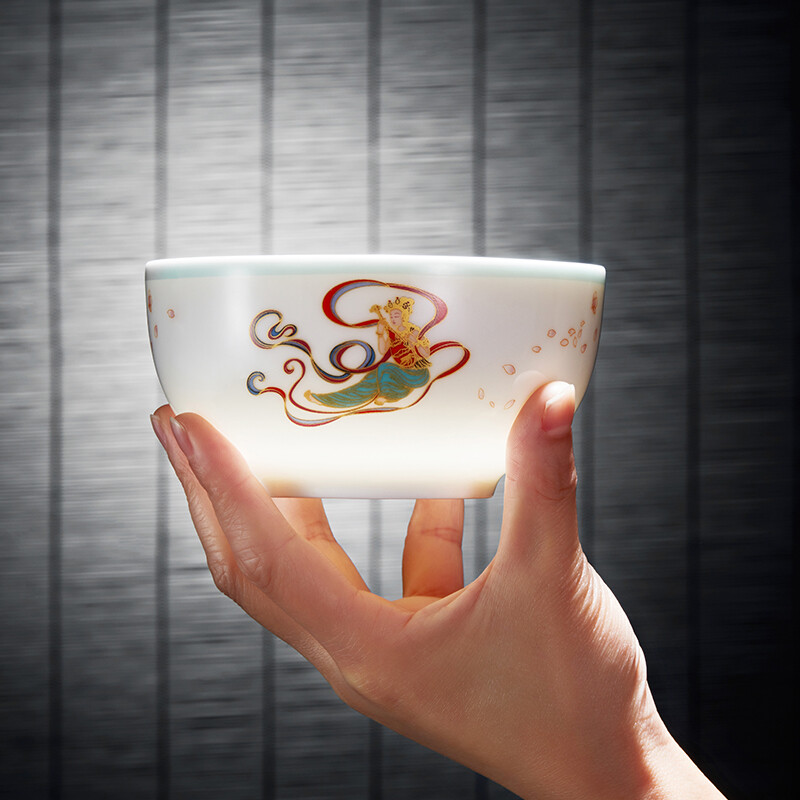 共禾京品 敦煌飞天32头骨瓷餐具 ZFTWCOM240009高清大图