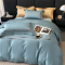 芯眠柔 MR-15 220*240cm金缕织梦系列长绒棉床上四件套 床上套件 (计价单位:套) 苍青色