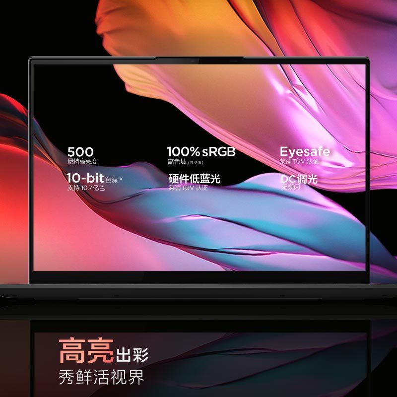 联想YOGA16s 2022标压锐龙版16英寸轻薄笔记本电脑(8核16线程R7-6800H 16G 512G 2.5K 165Hz触控屏)深空灰高清大图