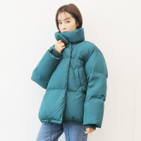 yaloo/雅鹿2018冬季新款oversize羽绒服女正品宽松短款鹅绒羽绒服
