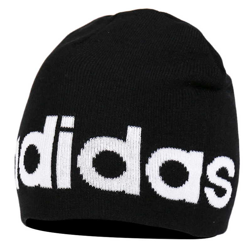 Adidas阿迪达斯neo男帽女帽 2018秋冬新款运动休闲跑步训练保暖舒适针织帽子DM6185