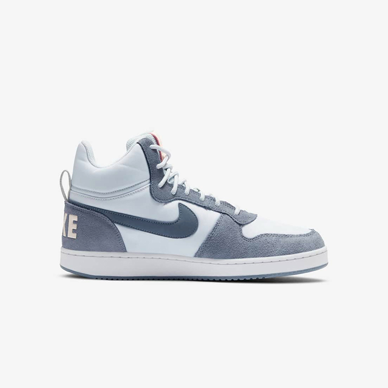 nike court borough mid prem 复古百搭板鞋 女款 灰蓝粉 小乔治城
