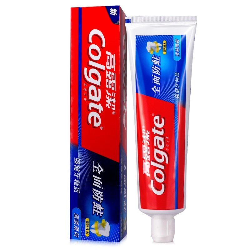 高露洁(Colgate)全面防蛀牙膏清新薄荷140g