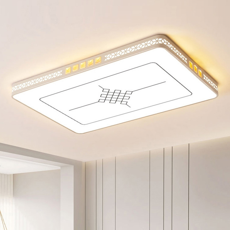 古达新中式客厅灯灯具现代简约大气房间卧室灯家用Led吸顶灯