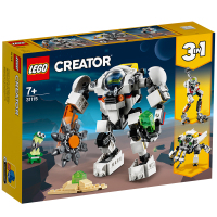 LEGO乐高创意百变系列太空采矿机甲 31115玩具拼插积木7+男孩女孩生日礼物