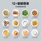 美的(Midea) 变频微波炉 20升大平板底盘 智能菜单 小型迷你家用微波炉一级能效 PM20M3 易清洁内胆