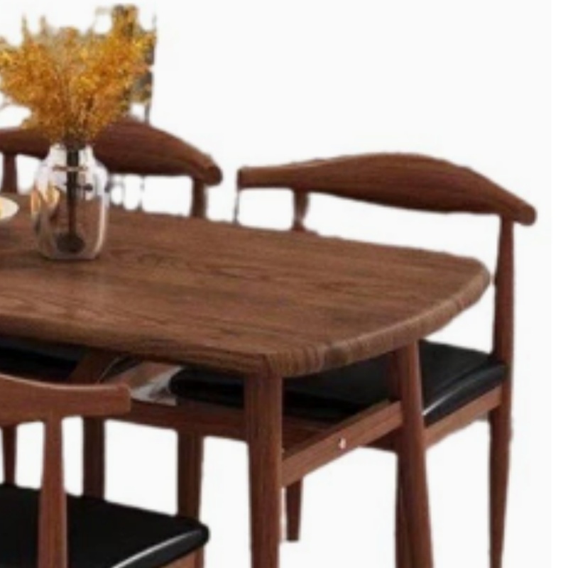 演发餐桌1.2m+4椅套高清大图