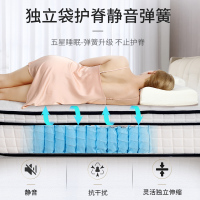 Serta/舒达 哈佛 乳胶弹簧床垫 天丝面料 1.8m双人床垫 1.8*2.0米 1.5*2.0米
