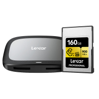雷克沙(Lexar )CFexpress/CFE-A存储卡+读卡器[适用索尼a1/A7M4/a7s3/FX3]160GB