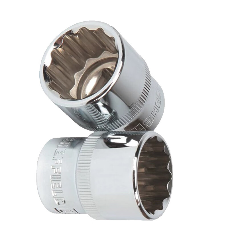 钢盾(SHEFFIELD) S012024 12.5mm系列公制12角标准套筒24mm【家用】