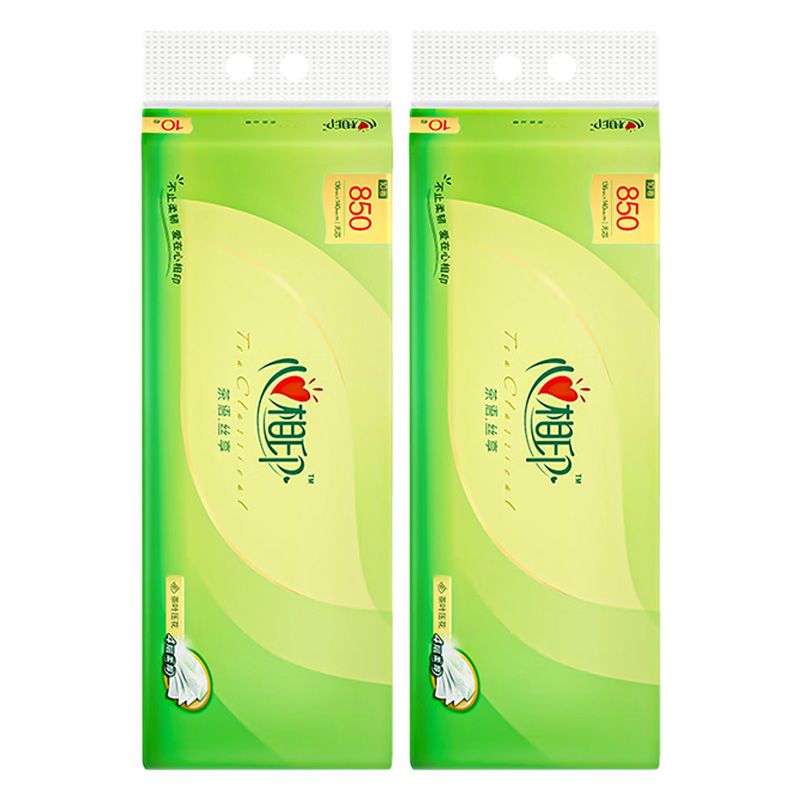 心相印卷纸2提*850g茶语丝享系列LR2010提-2(包装随机)