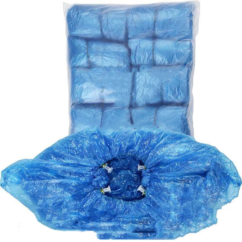 敏胤 LM003 鞋套机T字专用鞋套蓝色100个/包 蓝色