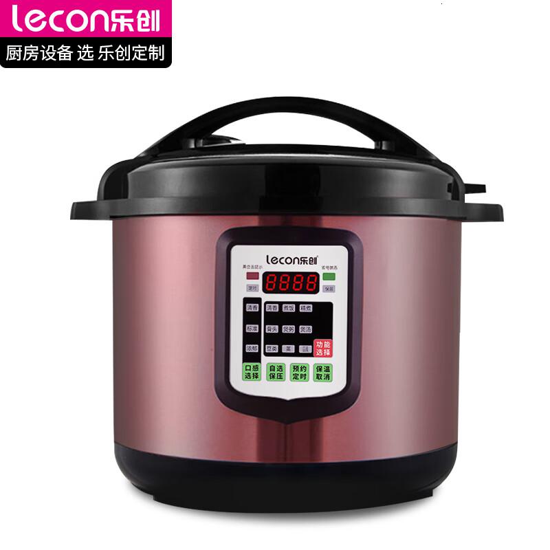 乐创lecon 电饭煲 CY130-160 电饭煲 13L 按键式 黑色高清大图