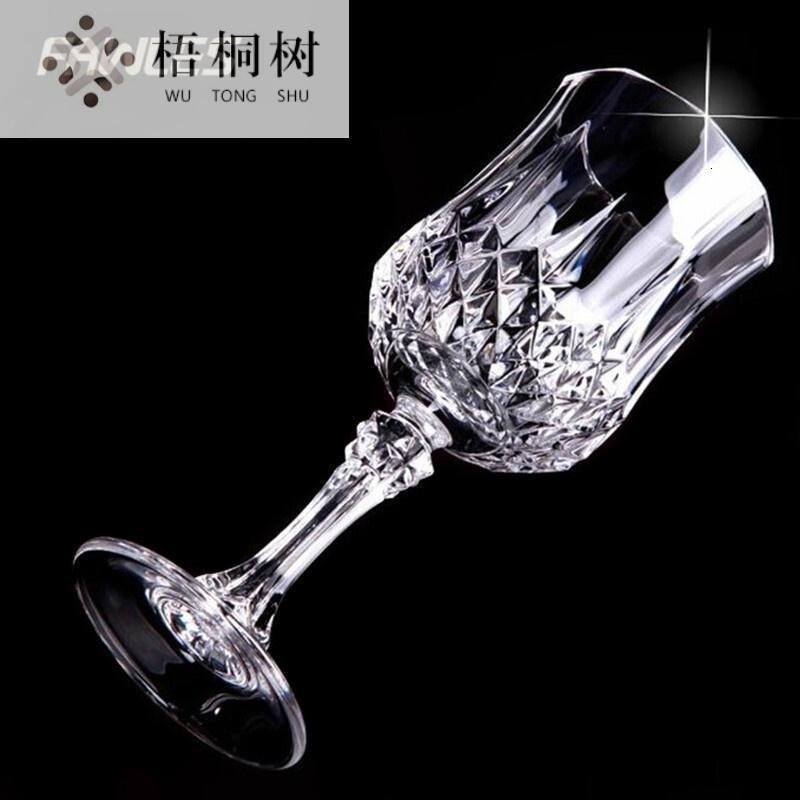 无铅水晶红酒杯高脚杯葡萄酒杯酒具 钻石款式