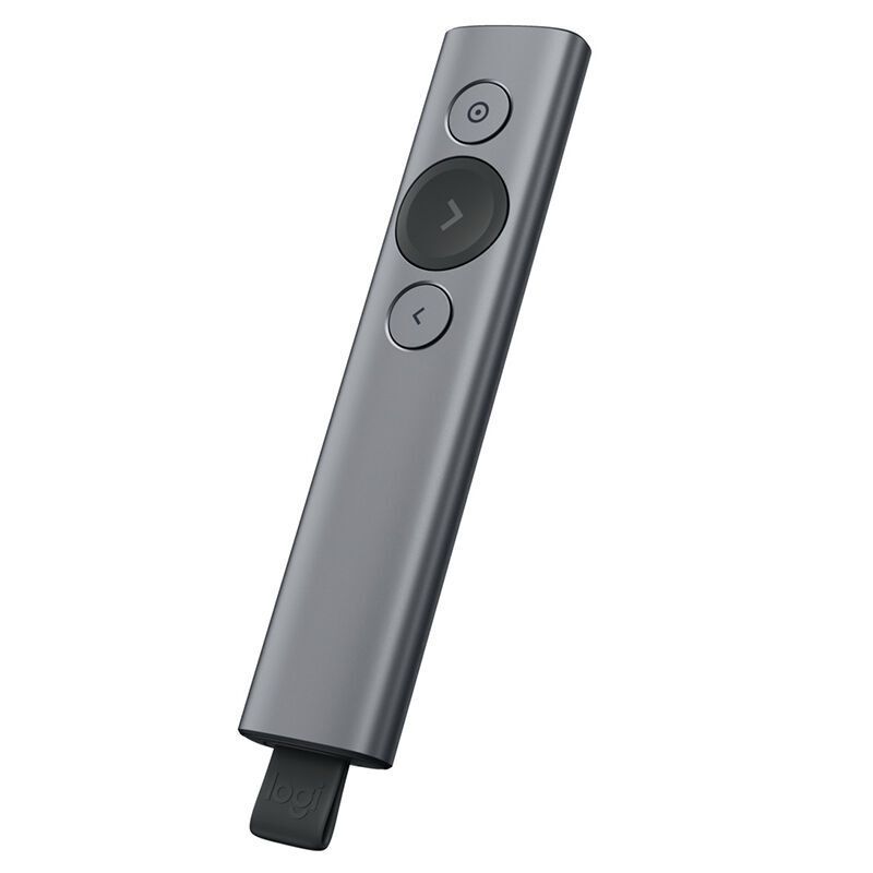 罗技(Logitech)Spotlight 无线演示器 投影笔 翻页笔 演示笔 演讲神器 电子教鞭 USB蓝牙接口