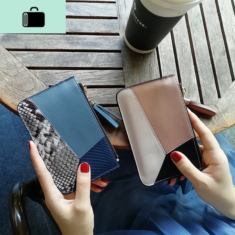 超薄硬币零钱包女小简约可爱皮短款钱包2020新款时尚韩国ins潮NEW LAKE高清大图