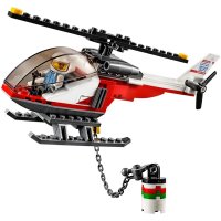 乐高(LEGO)城市系列 重型直升机运输车 60183 5-12岁 310颗 积木玩具塑料 200块以上