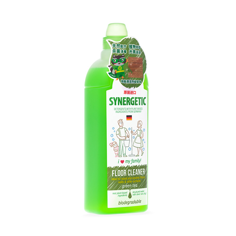 森力佳synergetic进口地板清洁剂 绿茶清香1000ml