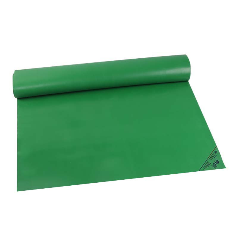 典虎 绝缘胶垫 绿色平面 10kv 10米*1米*5mm 卷高清大图