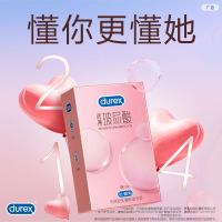 玻尿酸超薄杜蕾斯(Durex)18只男用套超薄款裸入润滑情趣计生用品官方正品_40144