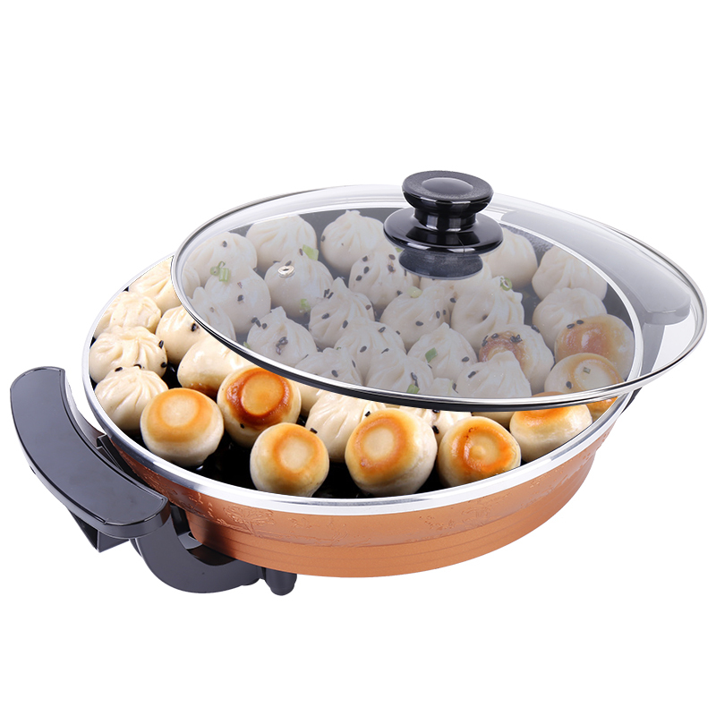 大号电煎锅水煎包锅单面电饼铛煎饼锅多功能商用电饼铛