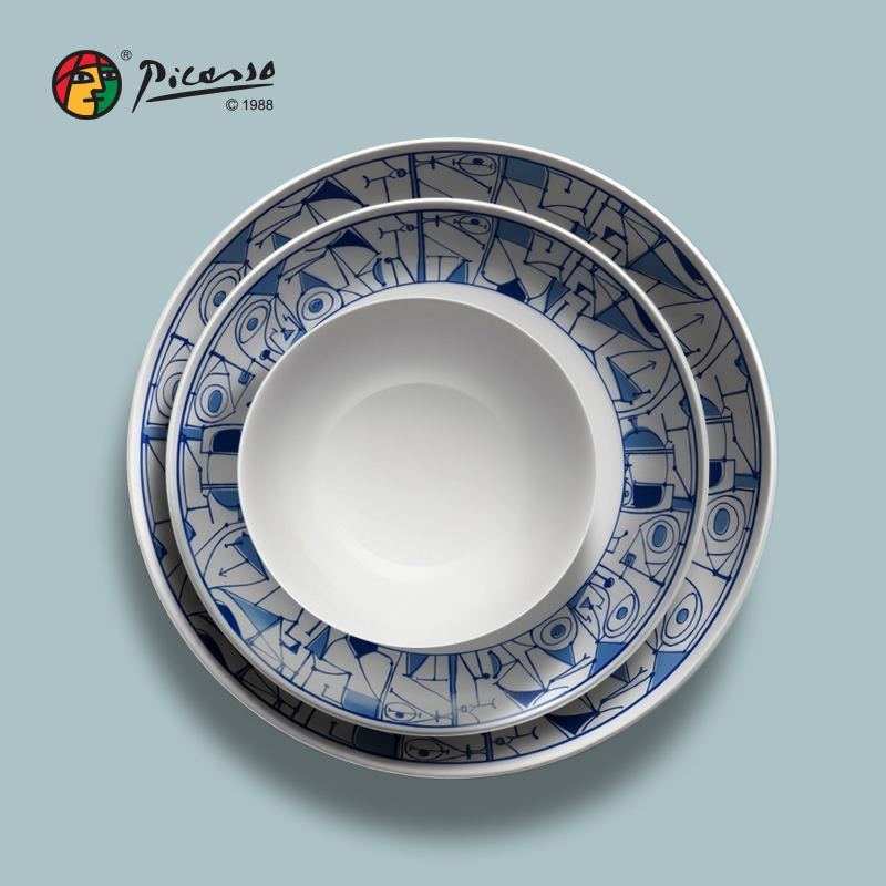 毕加索《厨房》艺术餐具套装22件套P25922.高清大图