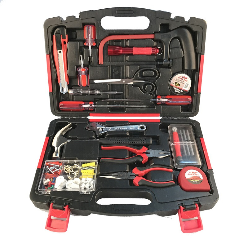 力易得(Endura) 18件家用工具套装 物业维修家居维修套装 E1104